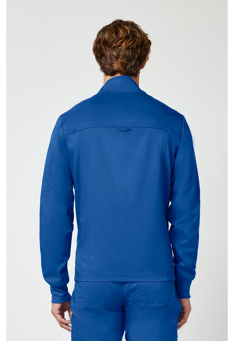 Royal - Cherokee WW Revolution Men's Scrub Jacket - Back View