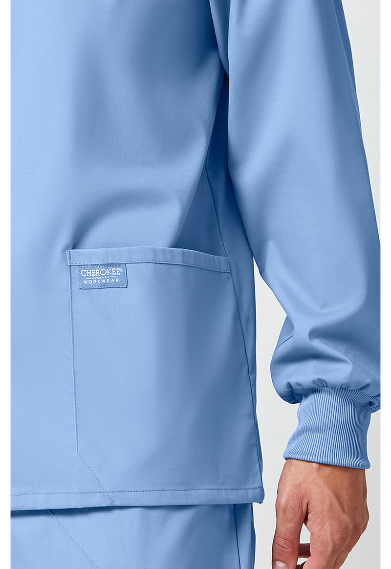 ciel blue - Men's Snap Front Jacket (View 4)