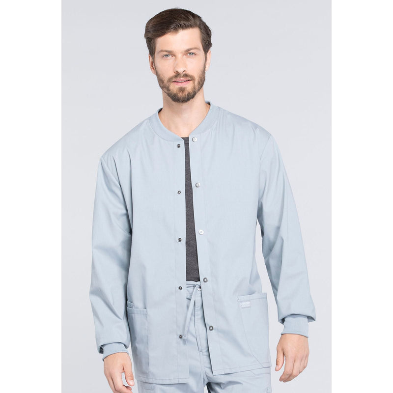 grey - Men's Snap Front Jacket