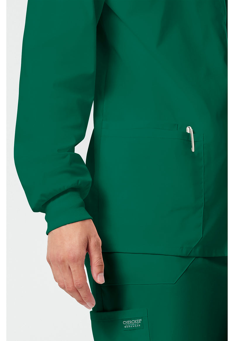 hunter green - Men's Snap Front Jacket (View 3)