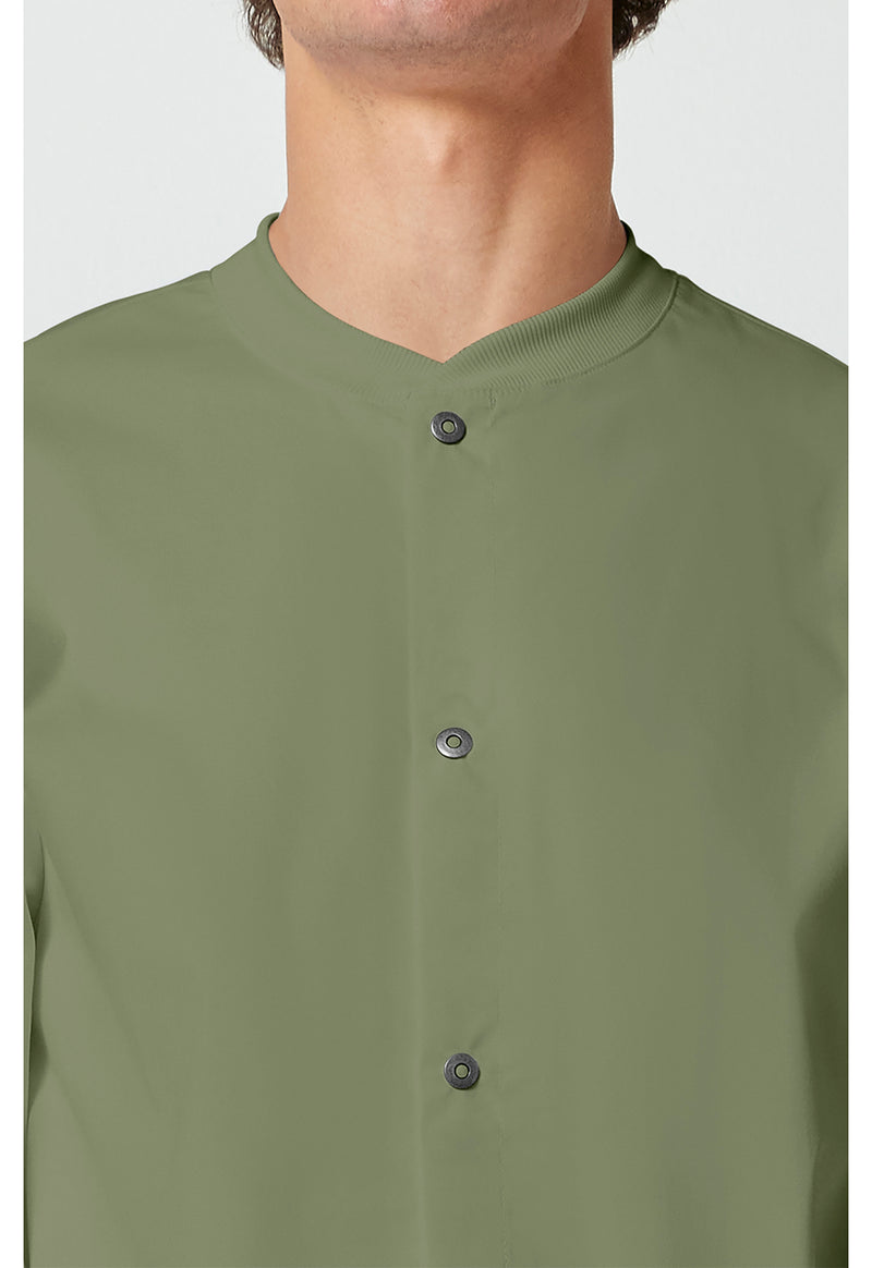 olive - Men's Snap Front Jacket (View 2)
