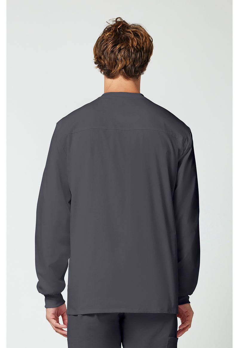 pewter - Men's Snap Front Jacket (Back)