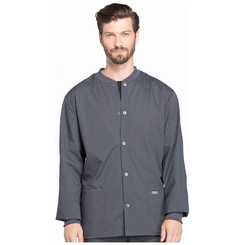 pewter - Men's Snap Front Jacket