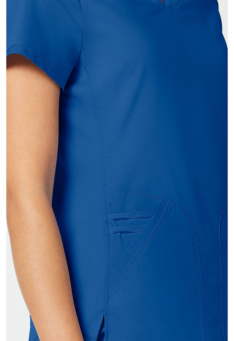 Royal - Cherokee Cherokee WW Revolution Women's Scrub Top - Detail 3 View