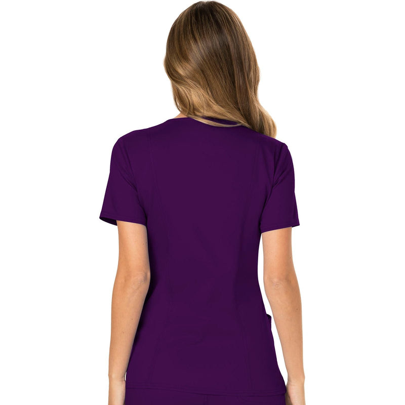 eggplant - Mock Wrap Top