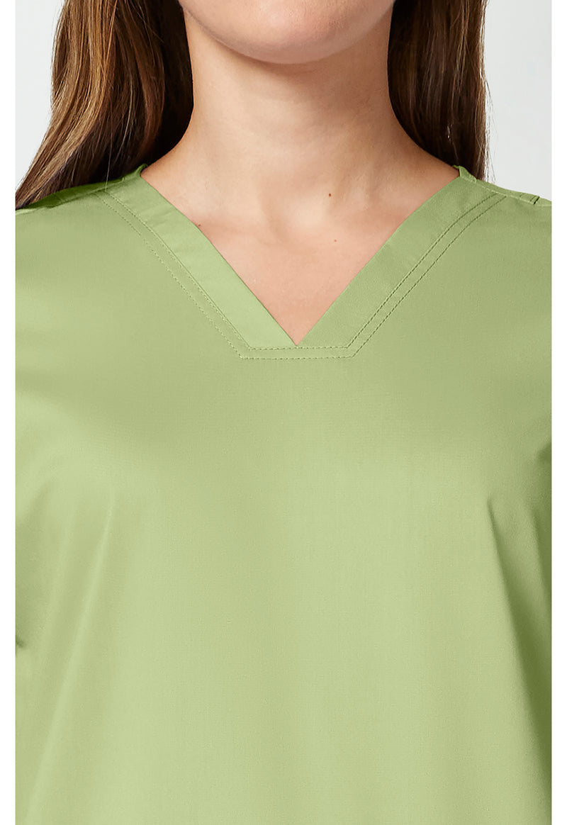 Cucumber - Cherokee Cherokee WW Revolution Women's Scrub Top - Detail 2 View