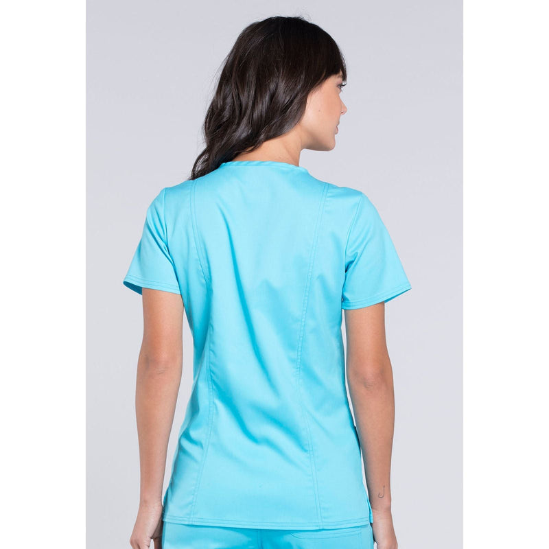 turquoise - V-Neck Top