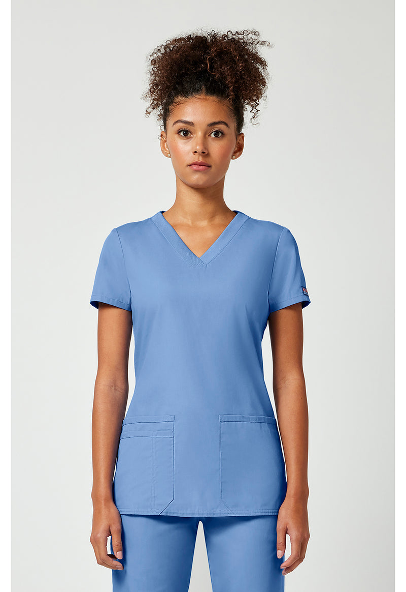 Ciel - Cherokee WW Originals Women Scrub Top - Front View