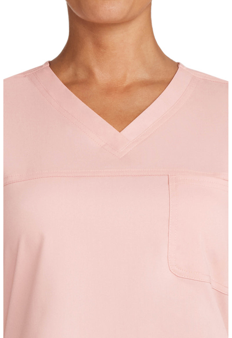 Pink Essence - Cherokee Cherokee WW Revolution Women's Scrub Top - Detail 2 View