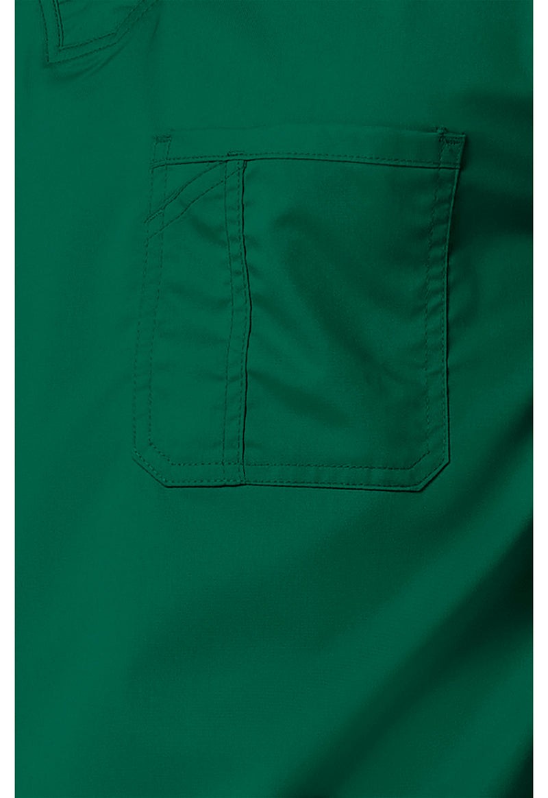Hunter Green - Cherokee Cherokee WW Revolution Men's Scrub Top - Detail 4 View