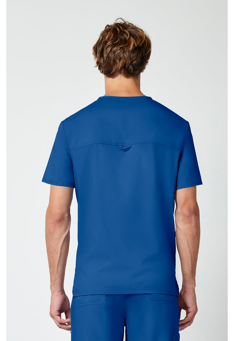 Royal - Cherokee WW Revolution Men's Scrub Top - Back View