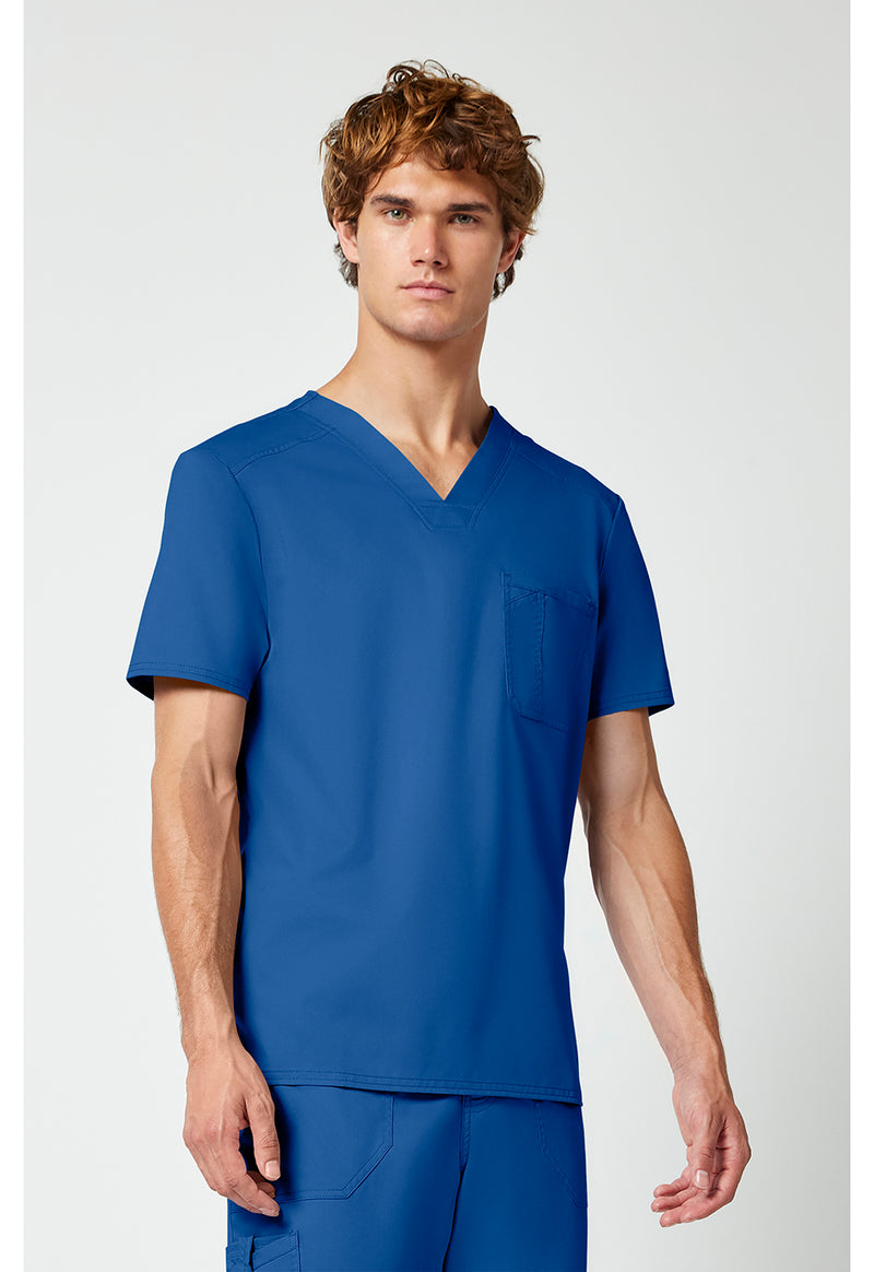 Royal - Cherokee Cherokee WW Revolution Men's Scrub Top - Right Side View