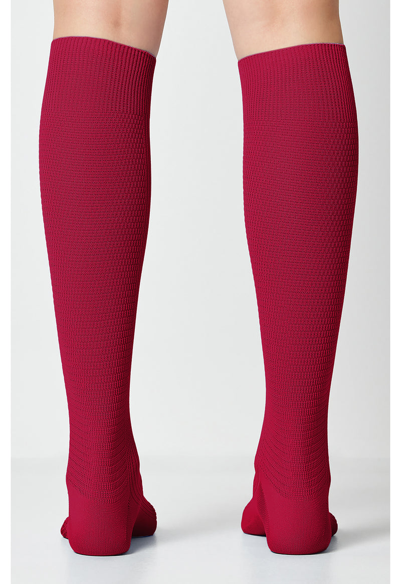 Red - 4 single pair of Support Socks (Back)