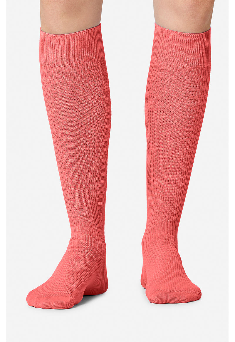 True Coral - 4 single pair of Support Socks