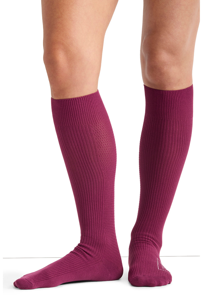 Wine - 4 single pair of Support Socks