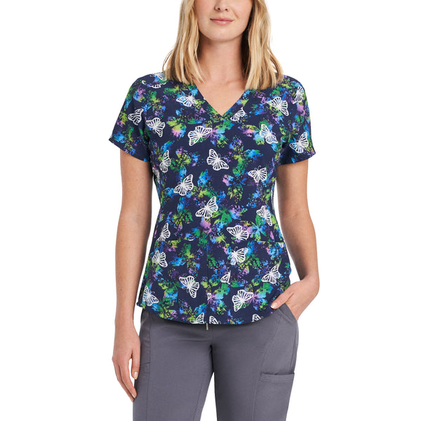 Women's 2 Pocket Prints Tunic
