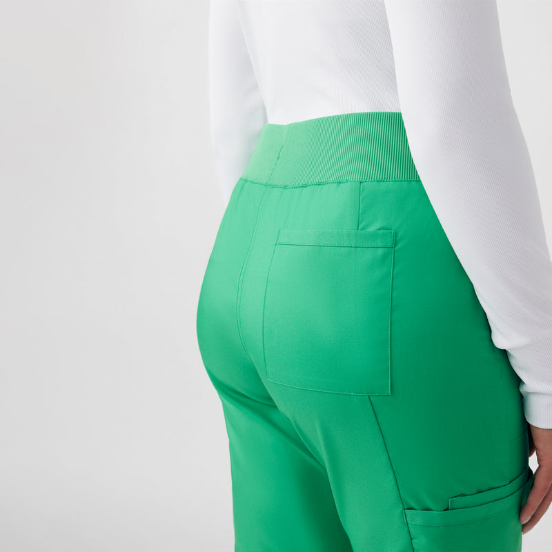 Cool Mint - Landau ProFlex Women's 5 Pocket Cargo Scrub Pant for Nursing