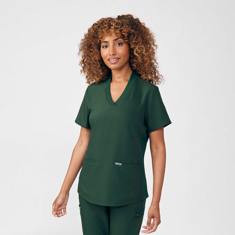 Mountain View - Landau Scrub Tops - Detail View