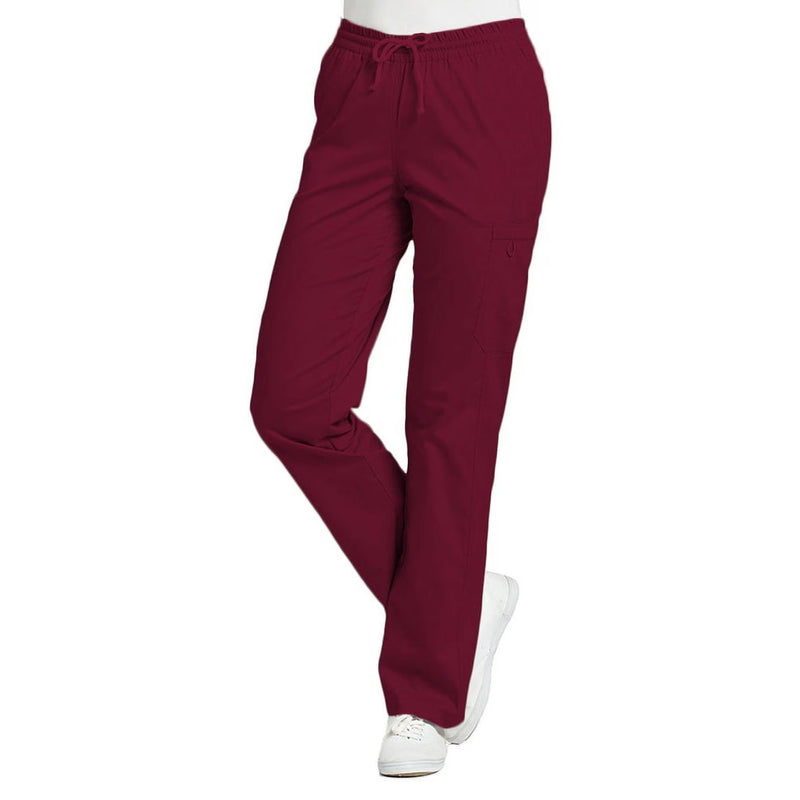 White Cross Allure Women's Cargo Drawstring Scrub Pants for Nursing