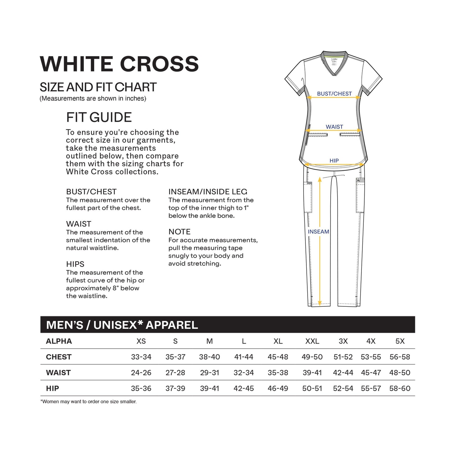 White Cross FIT Men's Cargo Scrub Pants (SALE)