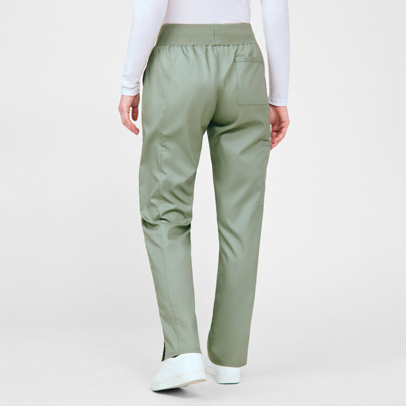 Seagrass - Landau ProFlex Women's 5 Pocket Cargo Scrub Pant for Nursing