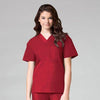 red - Unisex V-Neck Top