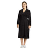 Black - White Cross Unisex Lab Coats - Front View