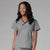 Women's Contrast Mock Wrap Top