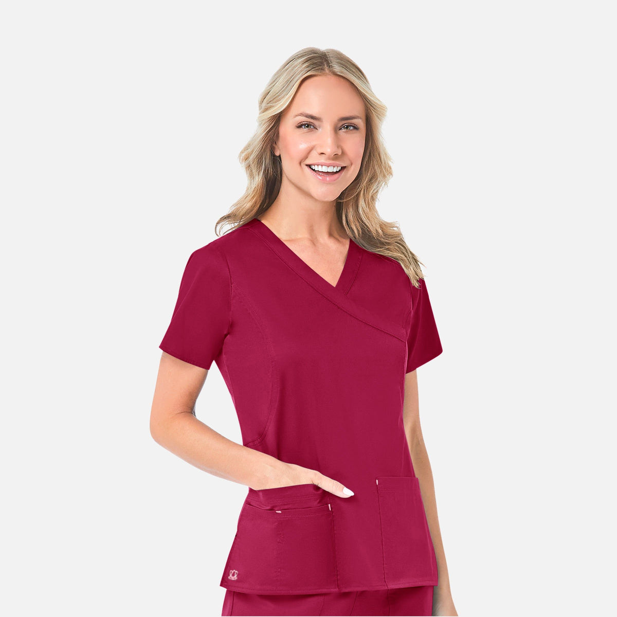 Mock Wrap Top – AP-UNIFORMS