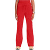 red - Straight Leg Drawstring Pant