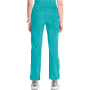 teal blue - Straight Leg Drawstring Pant