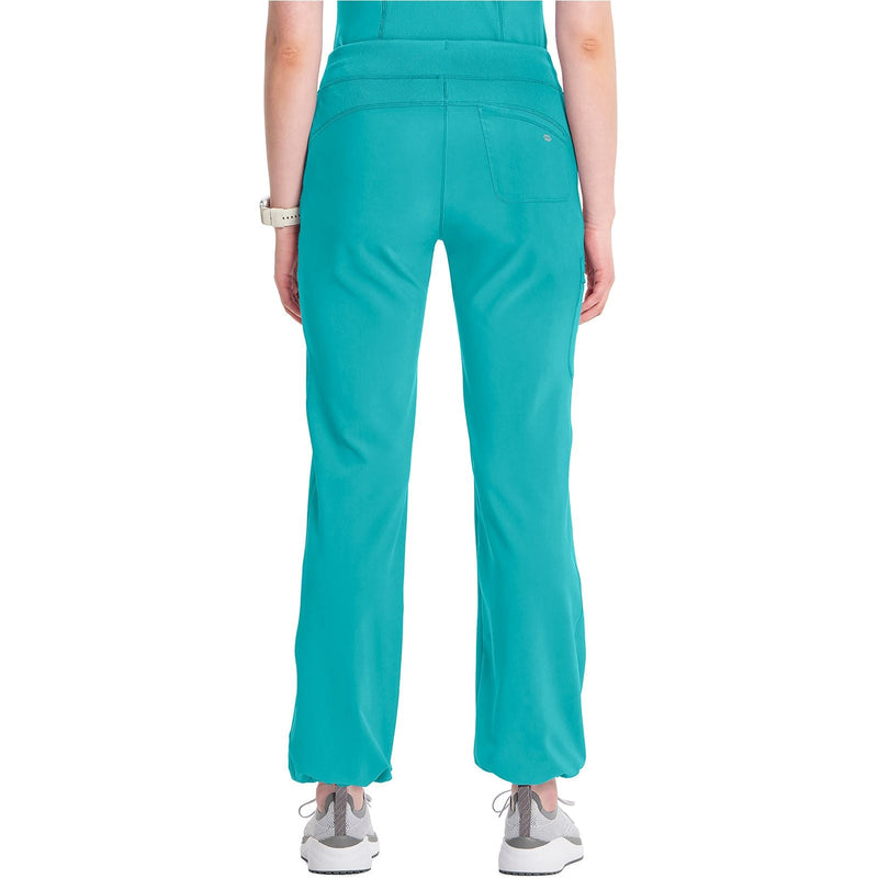 teal blue - Straight Leg Drawstring Pant