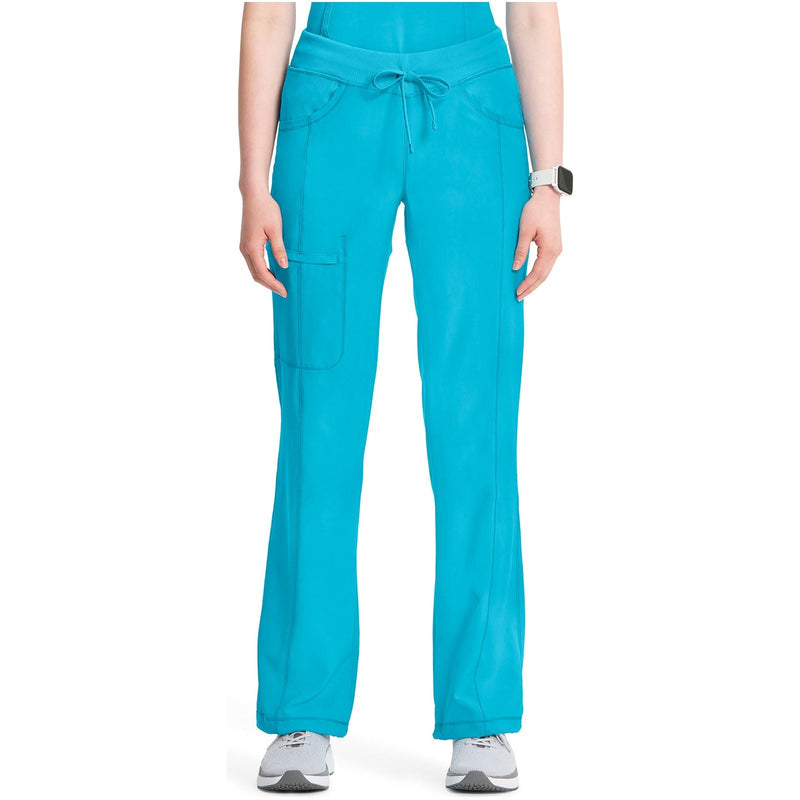 turquoise - Straight Leg Drawstring Pant