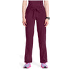 wine - Straight Leg Drawstring Pant