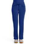 Galaxy Blue - Cherokee IN Infinity Women Scrub Pants - Front View