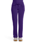 Grape - Cherokee IN Infinity Women Scrub Pants - Front View