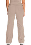 Khaki - Cherokee IN Infinity Women Scrub Pants - Back View