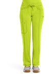Lime Time - Cherokee IN Infinity Women Scrub Pants - Front View