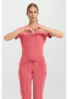 PINKERTON - Cherokee IN Infinity Women Scrub Pants - Front View