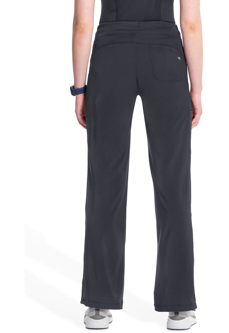 Pewter - Cherokee IN Infinity Women Scrub Pants - Back View