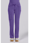 PRETTY N PURPLE - Cherokee IN Infinity Women Scrub Pants - Front View