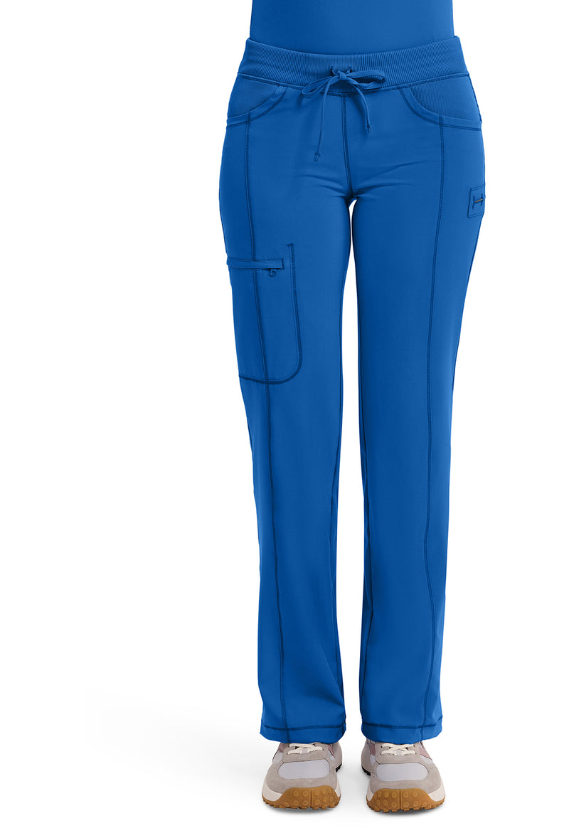 Royal - Cherokee IN Infinity Women Scrub Pants - Front View