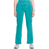 teal blue - Straight Leg Drawstring Pant