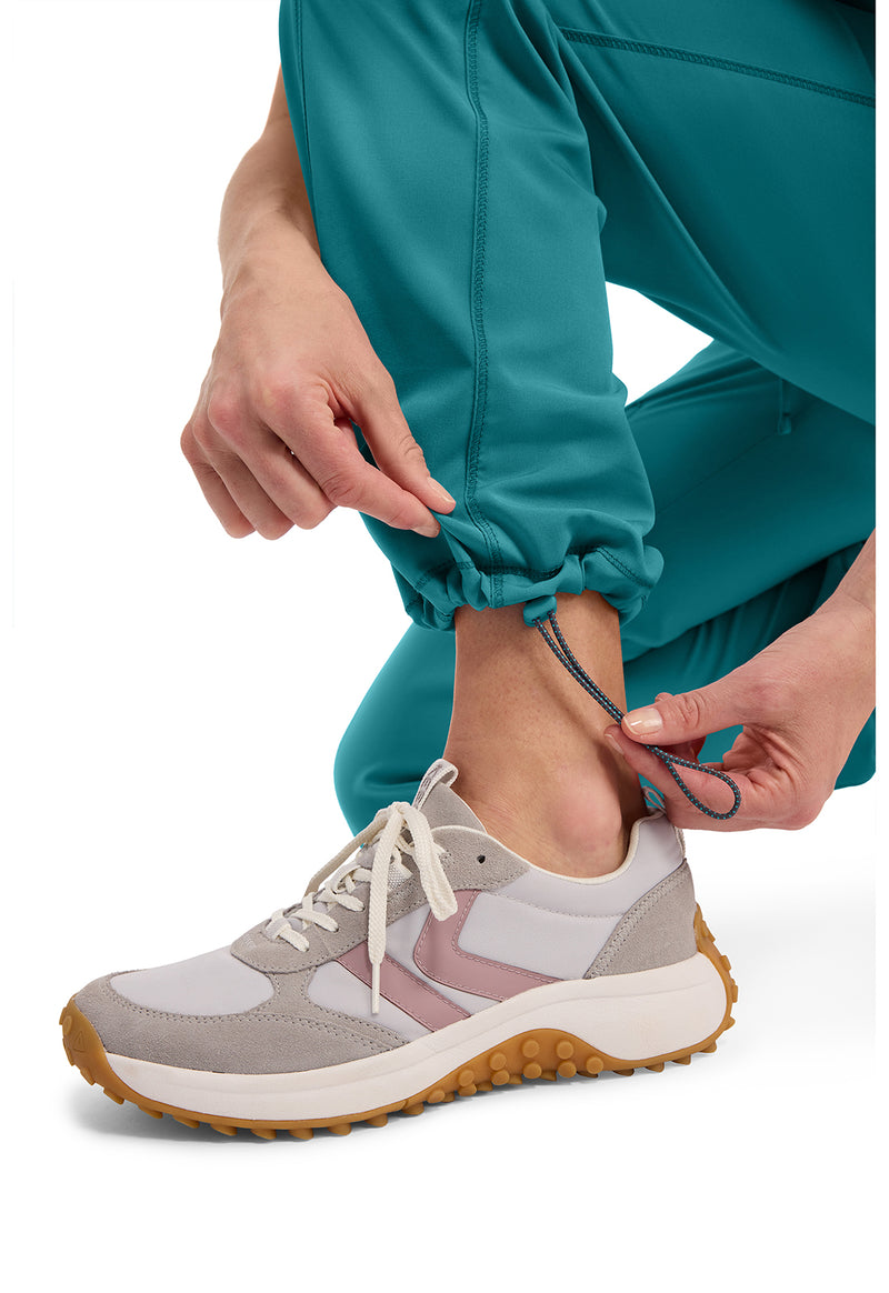 teal blue - Straight Leg Drawstring Pant (View 3)