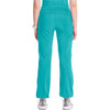 teal blue - Straight Leg Drawstring Pant