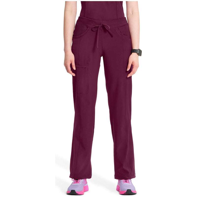 wine - Straight Leg Drawstring Pant