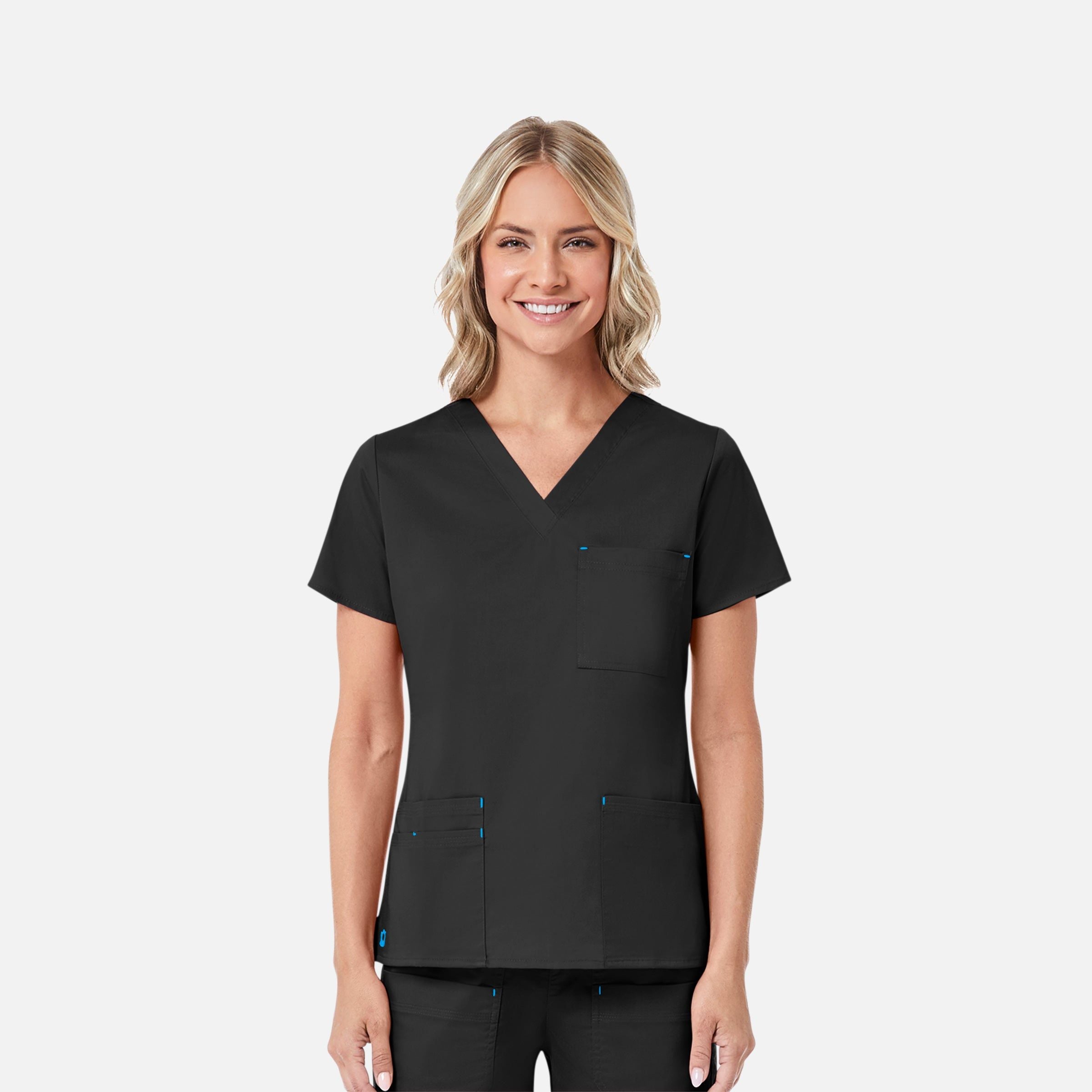3 Pocket V-Neck Top – AP-UNIFORMS