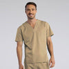 khaki - Unisex V-Neck Top