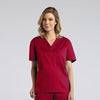 red - Unisex V-Neck Top
