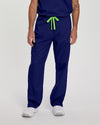 True Navy - Landau ProFlex Unisex 6 Pocket Cargo Scrub Pant for Nursing